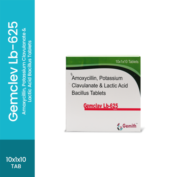 Gemclav LB-625 Enjoy a Bacterial infection-free life