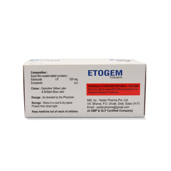 Get instant relief from joint pain, osteoarthritis, muscle spasm & spondylitis. It is used for relieving moderate pain and swelling of joints. It helps to get cured from knee pain, joint aches like Ankylosing Spondylitis, Acute Gout and Rheumatoid Arthritis. RX: Pain Due to Muscle Spasm, Ankylosing Spondylitis, Osteoarthritis, Acute Gout, Rheumatoid Arthritis